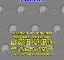 Image n° 1 - screenshots  : All-American Championship Football